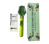 Piège à guêpes Polyvalent à Double lentille et Longue poignée pour capturer Les araignées sans Danger Attrape-guêpes à Longueur réglable pour Chambre à Coucher/extérieur