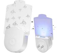 Piège à insectes à lumière UV, fiche moustique UE avec 3 plaques adhésives, sans pesticide, sans odeur - TRAPKO