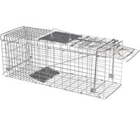 Piège pliant capture animaux vivants : fouines, ratons laveurs, lapins, rats | Cage de transport pour chiens, chiots et chats