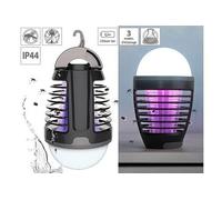 Exbuster Piège à insectes UV et lanterne de camping rechargeable IV-180