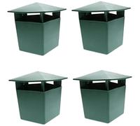 Piège à limaces 4 pièces piège à limaces intérieur extérieur Escargot 5x4 Pouces Attrape-escargots en Plastique pour Enfants et Animaux de Compagnie décor de Jardin