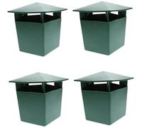 Piège à limaces 4 pièces piège à limaces piège à escargots intérieur extérieur 5x4 pouces attrape-escargots en plastique pour enfants et animaux domestiques décor de jardin piège à limaces pour piège