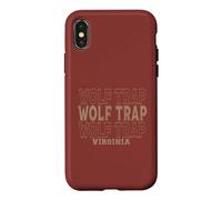 Piège à Loups Vintage Virginia Coque pour iPhone X/XS