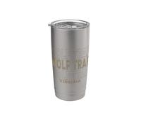 Piège à loups vintage Virginia Gobelet isotherme en acier inoxydable double paroi