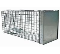 Piège à martres, chats, renards, castors - 2 portes - 105 x 34 x 42 cm - Avec appât supplémentaire
