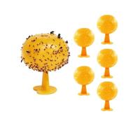 Piège à Mouche des Fruits, 6/8PCS Mouches de Fruits Jaunes Boules, Piege a Mouche, Boules de pièges à Mouches, Boule Anti Mouche, piège à Mouches pour Pots de Fleurs, balcons, Cours, vergers (6PCS)
