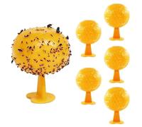 Piège à Mouche des Fruits,6PCS Mouches de Fruit Jaunes Boules,PiegeMouche