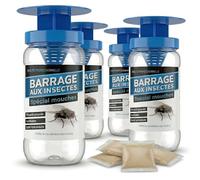Piège à Mouche Extérieur avec Super Attractif - Appât de Qualité Professionnelle - Bouteille Piège Anti Mouche avec Entonnoir Réutilisable - Pour Jardin et Terrasse