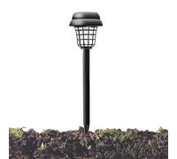 Piège à mouches à énergie solaire - Imperméable avec capteur de panneau | Capteur de panneau sans fil - Lumière électrique violette - Répulsif volant pour le camping, la maison et l'extérieur