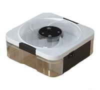 Piège à mouches automatique avec lumière LED et appât de farine de poisson, rotatif à 360 °, attrape-insectes électrique rechargeable par USB pour cuisine, restaurant (2 1)