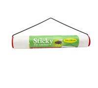 Piège à mouches bande attrape Sticky Blanc 7 m x 30 cm