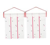 Piège à Mouches d'extérieur, 2 Bandes de Papier Anti-Mouches, Papier Non Toxique Double Face 10 x 2, résistant aux intempéries, pour l'extérieur, Salle de Fleurs, Balcon, Arbre, Serre