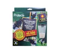 Protecta Insects Sac piège à mouches PROTECTA 3,5 L avec 4 sachets de 25 g d'appât
