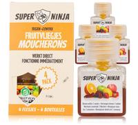 Piège à mouches - Super Ninja - FFN49444 - 4 pièges