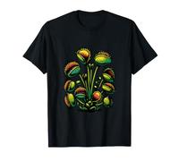 Piège à Mouches Vénus Carnivore Plante Rétro T-Shirt