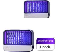 Piège à moustiques électrique, rechargeable, lutte efficace contre les insectes, blanc