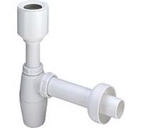 Cornat Bouteille piège à odeurs 112271 DN 50x40 Plastique blanc Raccordement excentrique