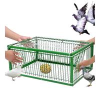Piège à oiseaux Cage pour pigeons, colombes et perroquets 100 x 60 x 26 cm Attrape-oiseaux pour oiseaux de course fenêtre porte Bing Fournitures de contrôle efficace des oiseaux Piège à oiseaux