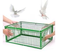 Piège à oiseaux léger - Facile à assembler et à nettoyer, efficace pour capturer les pigeons, corbeaux et perroquets - Idéal pour le contrôle de la faune et la lutte contre les parasites