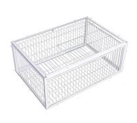 Piège à Oiseaux, piège à Pigeons, Oiseau avec entrées Sens Unique et Lucarne, Cage Pigeons en métal 16x12x10 Pouces pour fermes, granges, Jardins, élevage de colombes, Cage