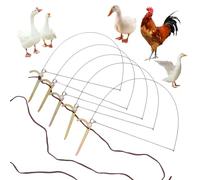 Piège à oiseaux professionnel pour oiseaux Piège à oiseaux pour poulet, faisan, canard sauvage, perdrix, colvert et autres oiseaux attachant les pieds des oiseaux ne les blesseront pas