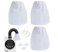 Piège à peluches pour sèche-linge - 38,1 x 28 cm | Kit de nettoyage réutilisable | Filtre à peluches pour séchoir extérieur pour appartement | Seau d'aération de sèche-linge intérieur pour sèche-linge