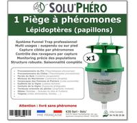 Piège à phéromones funnel trap solu'phero - piège papillons lépidoptères - usage jardin & vergers - sans phéromone