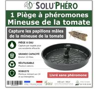 Piège à phéromones Mineuse de la Tomate Tuta absoluta - Water Trap à Eau Réutilisable 34 cm - Grande Capacité 3,5 L - Piège Papillons pour Potager et Serre - sans Phéromone
