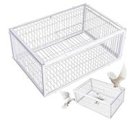 Piège à Pigeons avec Deux entrées à Sens Unique, piège Oiseaux 16x12x10 Pouces avec Lucarne pour fermes, granges et Jardins