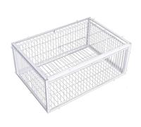 Piège à Pigeons - Cage métallique 40, 6 x 30, 5 x 25, 4 cm avec entrées unidirectionnelles, pour fermes, granges, Jardins