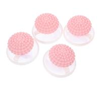 Piège à Poils pour Machine à Laver, Lot de 4, Rose | Maille PP Polyester, Nettoyage Facile, Limite les Blocages, pour Lessive Chien et Foyer Occupé