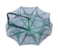 Piège À Poisson Portable - Filet De Pêche Pliable, Panier De Capture Polyvalent, Cage De Piège Pliable Longue Durée | Dispositif Pliant Pour Petits Poissons, Crevettes, Crabes, Homards, Écrevisses, Éq