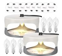 Piège à Puces, 2PCS Pièges pour Puces, Piège à Lumière Anti-Puce à LED