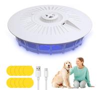 Piège à puces pour appartement, avec 10 disques adhésifs et 4 modes d'éclairage, omnidirectionnel pour appartement, vainqueur du test d'appartement, piège à puces pour le salon, la cuisine, la chambre