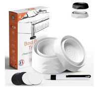 Piege a Punaises de Lit [Kit de 4] Blanc - Intercepteur Anti Punaises Professionnel - Protection Lit Ecologique sans Pesticides