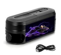 Piège à Rat Électrique 8000V, Piège à Souris Électrique à Haute Tension pour Petits Rongeurs, Hygiénique sans Contact, Piège à Rat Réutilisable pour Maison, Cuisine, Garage, Bureau, Restaurant