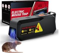 Piege a Rat Electrique, Jkevow Piège à Souris 2000V Tension puissante pour Tuer Les Rats instantanément, Piège à Rat pour Cuisine Maison Grenier -Efficace sur Petit Souris