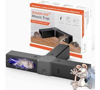 Piege a Rat Electrique, Jkevow Piège à Souris 2000V Tension puissante pour Tuer Les Rats instantanément, Piège à Rat pour Cuisine Maison Grenier -Efficace sur Petit Souris