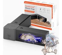 Piege a Rat Electrique, Jkevow Piège à Souris 2000V Tension puissante pour Tuer Les Rats instantanément, Piège à Rat pour Cuisine Maison Grenier -Efficace sur Petit Souris