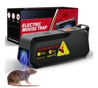 Piege a Rat Electrique, Jkevow Piège à Souris 2000V Tension puissante pour Tuer Les Rats instantanément, Piège à Rat pour Cuisine Maison Grenier -Efficace sur Petit Souris