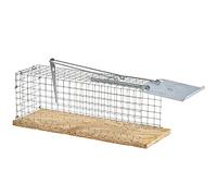 Piège à Rat Vivant 29x12x12cm - Nasse en Bois OSB et Acier galvanisé/Efficace