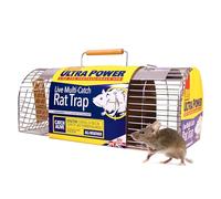 Piège à Rats Auto-agrippant (Humain, Durable, prêt à l'emploi, Attrape jusqu'à 5 Rats pour Une Utilisation en intérieur et en extérieur) Piège Multi-Prises