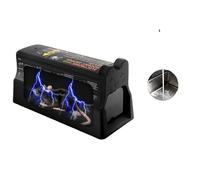 Piège à rats électrique, 7000V haute tension, modes d'alimentation doubles, noir