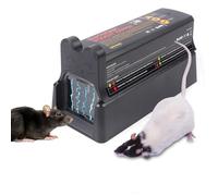 Piège à rats électrique - Piège à rongeurs électrique pour la maison - Piège à souris professionnel - 7000 V - Haute tension - Double alimentation - Pour l'intérieur - Pour souris, hamsters