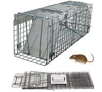 Piège à rats et martres vivants - Piège à martres vivants - Piège à rat vivant, vainqueur du test - Piège à souris vivant, 61 cm x 19 cm x 21 cm