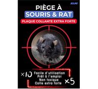 Piège À Rats Et Souris Collant Sans Poison - Plaque Glue Ultra Forte Pour Maison & Extérieur - Piège Anti Rongeurs, Cafards