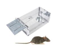 piège à Rats, piège à Souris réutilisable en métal Piège à Souris Automatique, Grand Espace, efficacité Domestique, piège à Serpent, Cage sûre