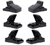 Piège à Rats,Souris XXL - Lot de 6,Pédales Attrape Souris,pièges a rongeurs,Tapettes Mortel sans cruauté,Pack DE 6,Puissant.