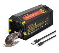 Piège À Souris Électrique 7000V | Ouverture Large,Hygiénique,Sans Contact,Avec Led Et Signal Sonore,Piège À Rats Électrique Réutilisable Pour Garage,Cuisine