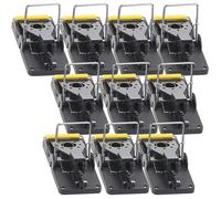 Piège à souris - Grands Tapetteà Rat Lot de 10 - Réutilisable en plastique - Couleur principale: Noir